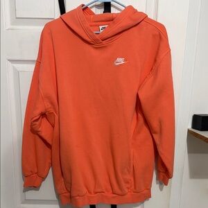 Nike womens Vibrant Orange Hoodie